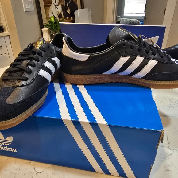 BRAND NEW Adidas Samba Decon 'Black White Gum' IF0641 US SIZE 10 NEW - Picture 3 of 14